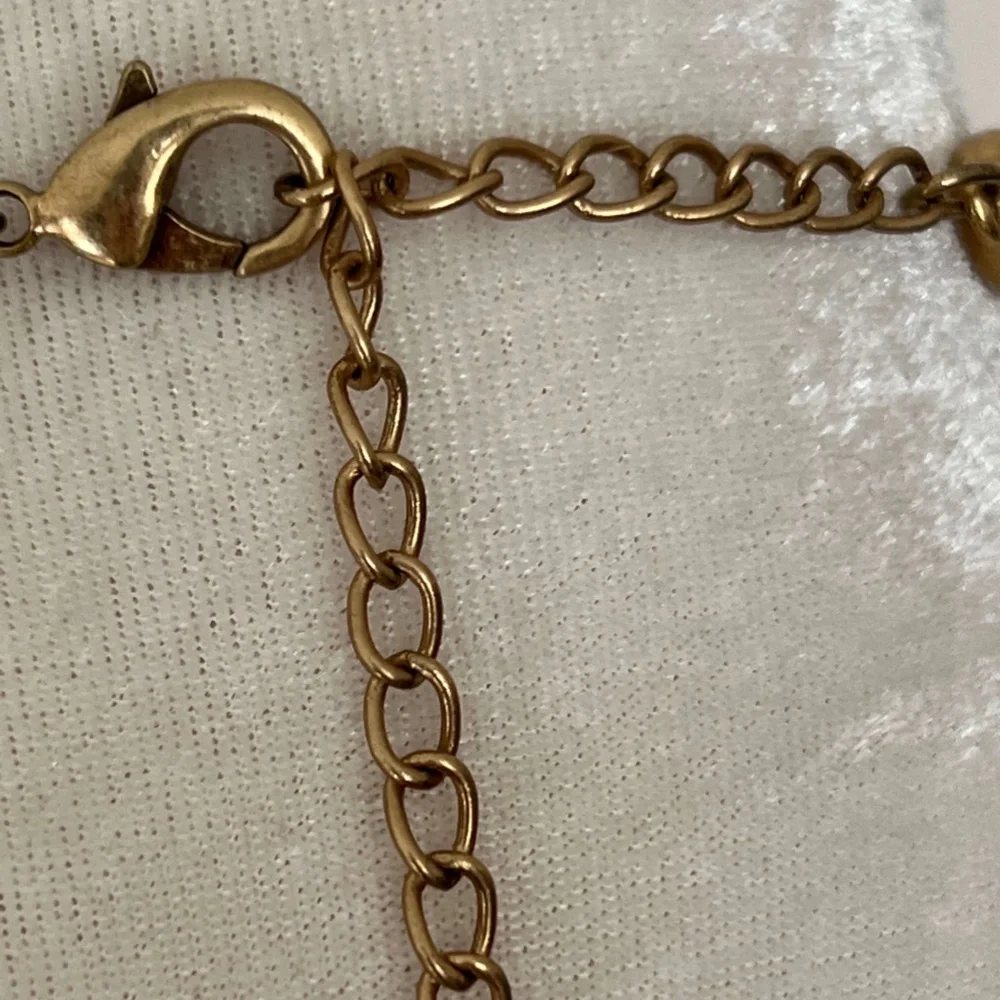 Long Pendant Necklace with Leather Tassel - Picture 6 of 6